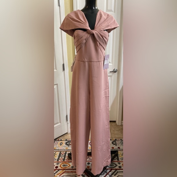 NWT JS Collections womens Sylvia Twist Jumpsuit Size 8 - Picture 2 of 12